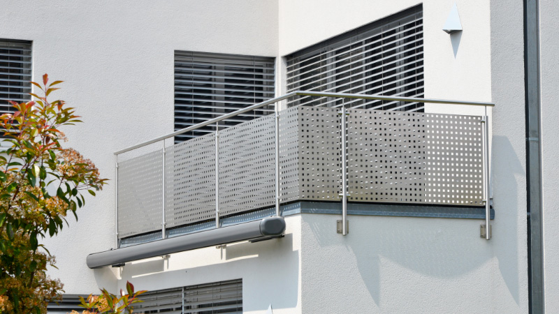 Garde-corps design personnalisé pour un balcon